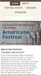 Mobile Screenshot of americanafestival.org